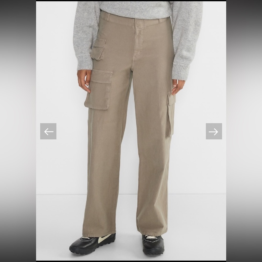 Wilfred Free Aritzia Picture Cargo Stretch khaki Pant Women’s Size 12 NWOT
